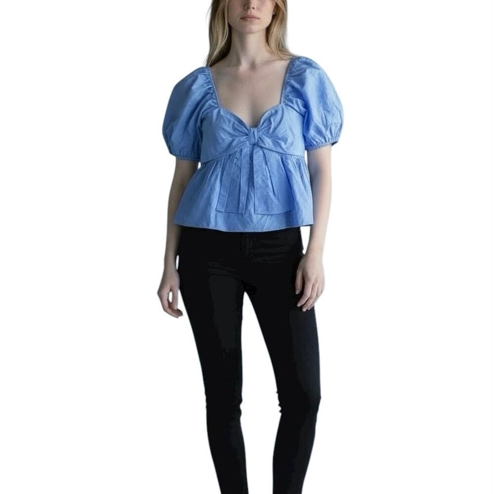 English Factory Sweetheart Bow Top NWT - L
